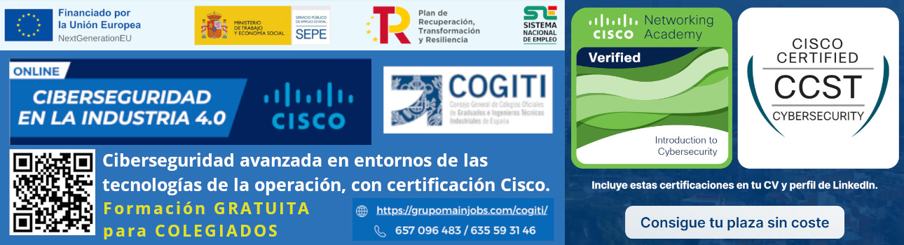 Slide Formación gratuita para Colegiados Ciberseguridad Cisco SEP24 1290 350