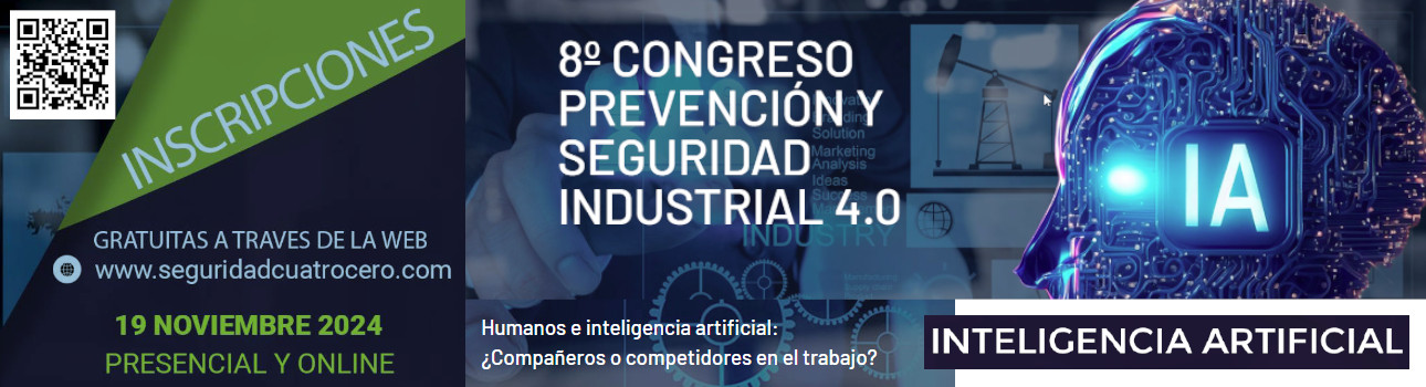 Slide 8º Congreso Internacional LA PREVENCIÓN Y LA SEGURIDAD INDUSTRIAL 4.0