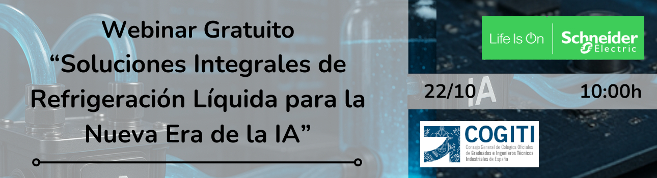 Slide Webinar cogiti Soluciones Integrales de Refrigeración Líquida para la Nueva Era de la IA 22 10 25 1290 350